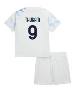 Günstige Inter Milan Marcus Thuram #9 Auswärts Trikotsatzt Kinder 2025-26 Kurzarm (+ Kurze Hosen)